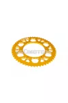 Stage6 hátsó lánckerék 53 fog - 420 alumínium CNC, sárga, Aprilia SX 50
