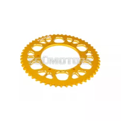   Stage6 hátsó lánckerék 53 fog - 420 alumínium CNC, sárga, Aprilia SX 50