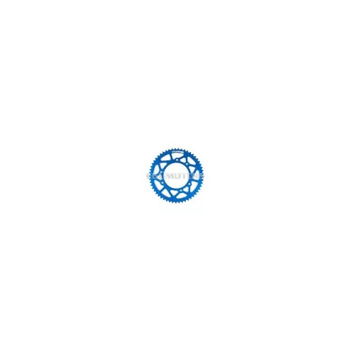 Rear Sprocket 53 teeth - 420 Stage6 aluminium CNC blue Derbi DRD Pro
