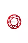 Stage6 hátsó lánckerék 53 fog - 420 alumínium CNC, piros, Derbi DRD Pro