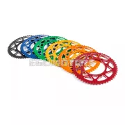 Stage6 hátsó lánckerék 53 fog - 420 alumínium CNC, piros, Derbi DRD Pro