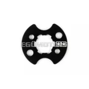 Stage6 első lánckerék rögzítőlemez fekete, Derbi