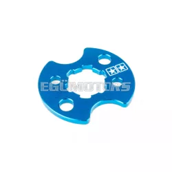 Stage6 első lánckerék rögzítőlemez kék, Derbi