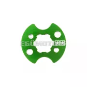 Stage6 első lánckerék rögzítőlemez zöld, Derbi