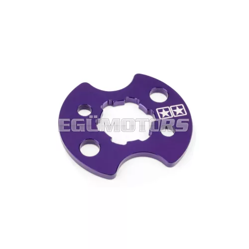 Stage6 első lánckerék rögzítőlemez lila, Derbi