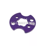 Stage6 első lánckerék rögzítőlemez lila, Derbi