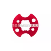 Stage6 első lánckerék rögzítőlemez piros, Derbi