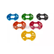 Stage6 első lánckerék rögzítőlemez piros, Derbi