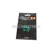 Stage6 első lánckerék rögzítőlemez türkiz, Derbi