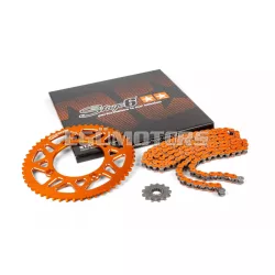   Stage6 lánckészlet 13x53 - 420 alumínium CNC, narancssárga, Beta RR