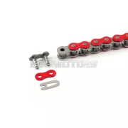 Stage6 lánckészlet 14x53 - 420 alumínium CNC, piros, Beta RR