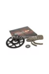 Chain Kit 13x53 - 420 Stage6 aluminium CNC black Peugeot / Rieju