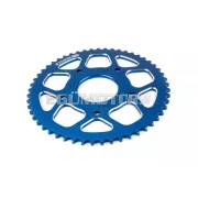 Stage6 lánckészlet 13x53 - 420 alumínium CNC, kék, Peugeot / Rieju