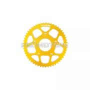 Stage6 lánckészlet 13x53 - 420 alumínium CNC, sárga, Peugeot / Rieju