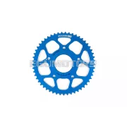 Stage6 lánckészlet 14x53 - 420 alumínium CNC, kék, Peugeot / Rieju