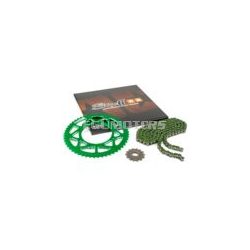 Chain Kit 13x53 - 420 Stage6 aluminium CNC green Rieju MRT