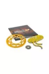 Chain Kit 14x53 - 420 Stage6 aluminium CNC yellow Rieju MRT