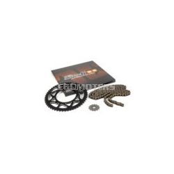   Chain Kit 13x53 - 420 Stage6 aluminium CNC Black Derbi DRD Pro