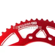 Stage6 lánckészlet 13x53 - 420 alumínium CNC, piros, Derbi DRD Pro