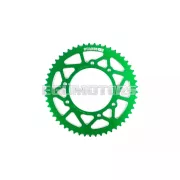 Stage6 lánckészlet 14x53 - 420 alumínium CNC, zöld, Derbi DRD Pro