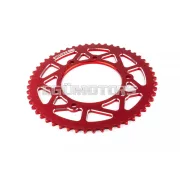 Stage6 lánckészlet 14x53 - 420 alumínium CNC, piros, Derbi DRD Pro