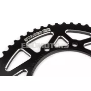 Stage6 lánckészlet 13x53 - 420 alumínium CNC, fekete, Derbi Senda X-treme