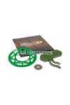 Chain Kit 13x53 - 420 Stage6 aluminium CNC green Derbi Senda X-treme
