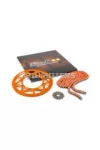 Chain Kit 14x53 - 420 Stage6 aluminium CNC orange Derbi Senda X-treme