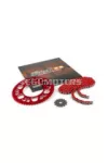 Chain Kit 13x53 - 420 Stage6 aluminium CNC red Aprilia SX 50