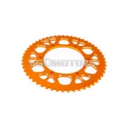 Stage6 lánckészlet 14x53 - 420 alumínium CNC, narancs, Aprilia SX 50