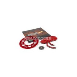 Chain Kit 14x53 - 420 Stage6 aluminium CNC red Aprilia SX 50