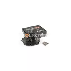   Gearbox Cover Stage6 R/T MK2 Piaggio with titanium bolts Black