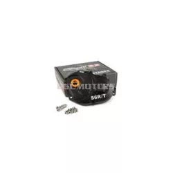  Gearbox Cover Stage6 R/T black with titanium screws Minarelli