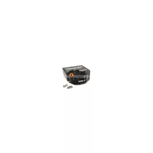 Gearbox Cover Stage6 R/T black with titanium screws Minarelli