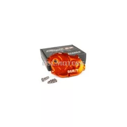   Gearbox Cover Stage6 R/T orange with titanium screws Minarelli