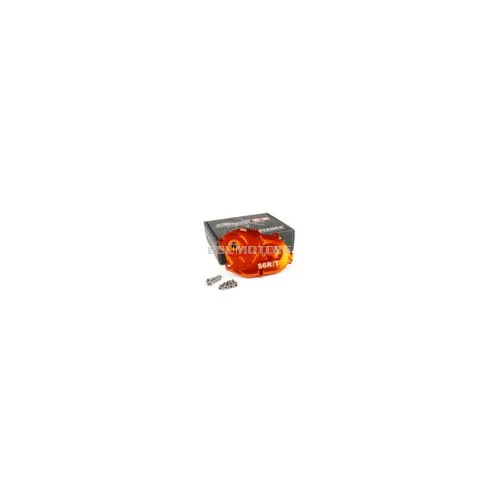 Gearbox Cover Stage6 R/T orange with titanium screws Minarelli