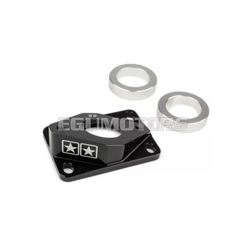 Intake Manifold AM6 / Derbi Stage6 High Flow MK2 28mm Black