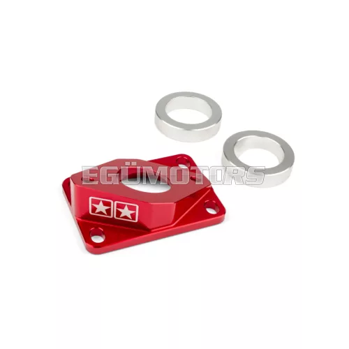 Intake Manifold AM6 / Derbi Stage6 High Flow MK2 28mm Red
