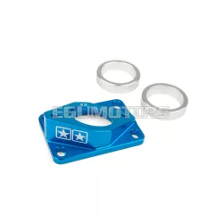 Intake Manifold AM6 / Derbi Stage6 High Flow MK2 34mm Blue