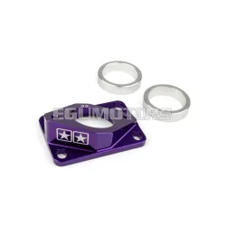 Intake Manifold AM6 / Derbi Stage6 High Flow MK2 34mm purple
