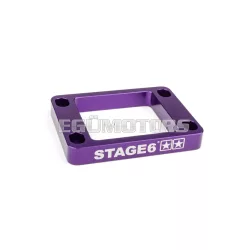 Reed Valve Spacer 10mm AM6 / Derbi Stage6 purple