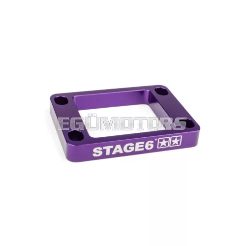 Reed Valve Spacer 10mm AM6 / Derbi Stage6 purple