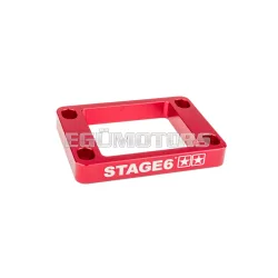 Reed Valve Spacer 10mm AM6 / Derbi Stage6 Red