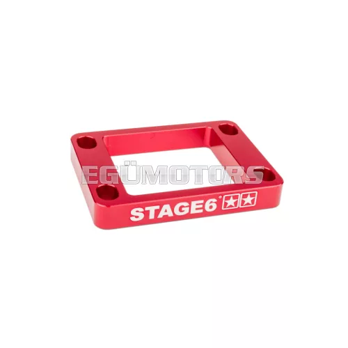 Reed Valve Spacer 10mm AM6 / Derbi Stage6 Red