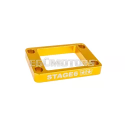 Reed Valve Spacer 10mm AM6 / Derbi Stage6 Yellow