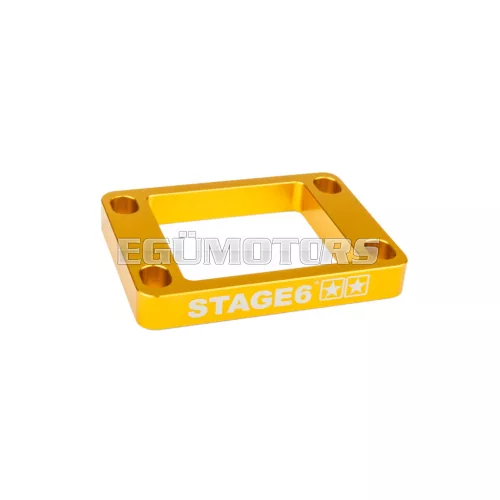 Reed Valve Spacer 10mm AM6 / Derbi Stage6 Yellow