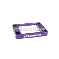 Reed Valve Spacer 5° incline AM6 / Derbi Stage6 purple
