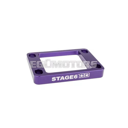Reed Valve Spacer 5° incline AM6 / Derbi Stage6 purple