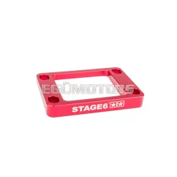 Reed Valve Spacer 5° incline AM6 / Derbi Stage6 Red