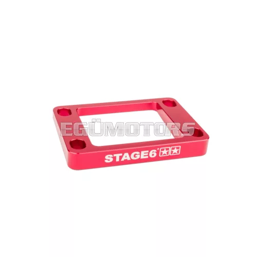 Reed Valve Spacer 5° incline AM6 / Derbi Stage6 Red